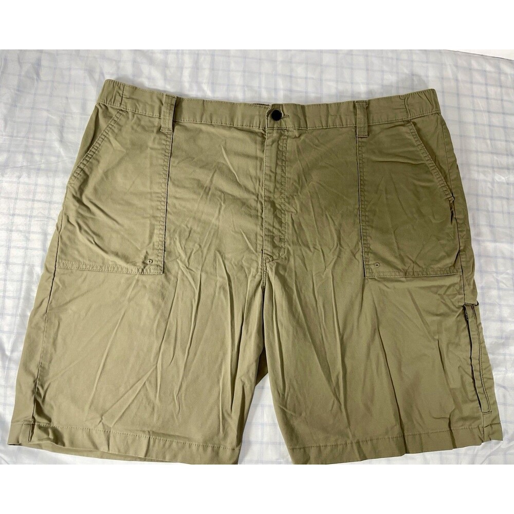 Men's Hiking Cargo Shorts - Tan Khaki - Size 46 - Great Condition